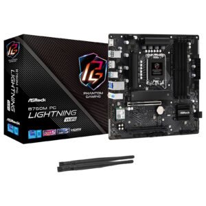 Carte Mère ASRock B760M PG Lightning WiFi DDR5 (Intel LGA 1700) Micro ATX