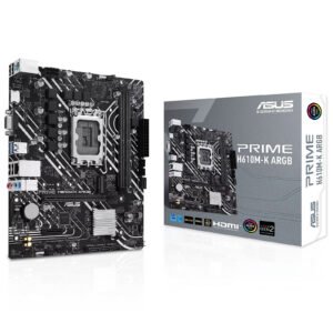 Carte Mère Asus Prime H610M-K aRGB DDR5 (Intel LGA 1700) Micro ATX