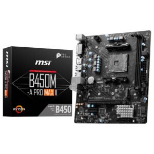 Carte Mère MSI B450M-A Pro Max II (AM4) Micro ATX