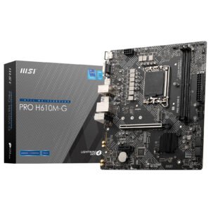 Carte Mère MSI Pro H610M-G DDR5 (Intel LGA 1700) Micro ATX
