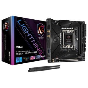 Carte Mère ASRock B760I Phantom Gaming Lightning WiFi DDR5 (Intel LGA 1700) Mini ITX