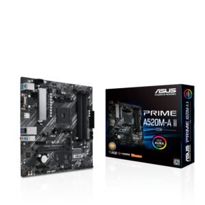 Carte Mère Asus Prime A520M-A II/CSM (AM4) Micro-ATX