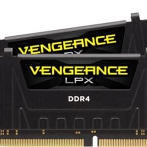Kit Barrettes mémoire 16Go (2x8Go) DIMM DDR4 Corsair Vengeance LPX  3600Mhz (Noir) optimisé Intel