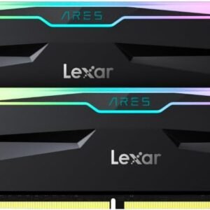 Kit Barrettes mémoire 16Go (2x8Go) DIMM DDR4 Lexar Ares RGB  3600Mhz (Noir)