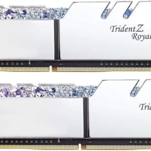Kit Barrettes mémoire 32Go (2x16Go) DIMM DDR4 G.Skill Trident Z  3200Mhz (Gris et Blanc)