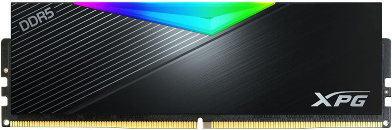 Barrette mémoire 16Go DIMM DDR5 Adata XPG Lancer 5200MHz (Noir)