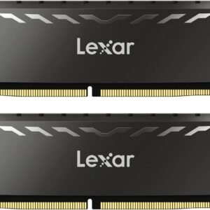 Kit Barrettes mémoire 32Go (2x16Go) DIMM DDR5 Lexar Thor OC 6000MHz CL38 (Noir)