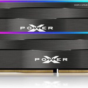 Kit Barrettes mémoire 16Go (2x8Go) DIMM DDR4 Silicon Power XPower Zenith RGB 3200Mhz (Noir)