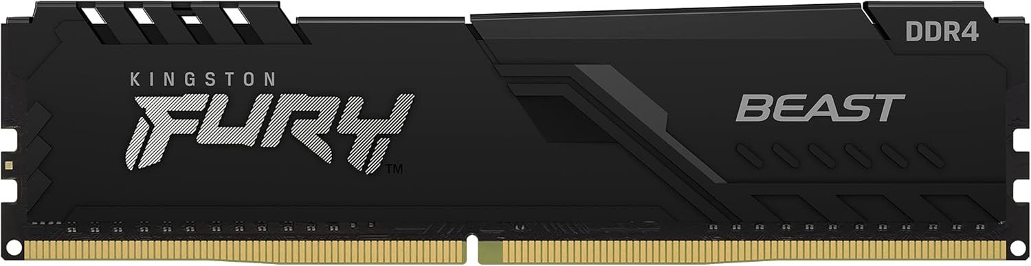 Barrette mémoire 16Go DIMM DDR4 Kingston Fury Beast 3200Mhz (Noir)