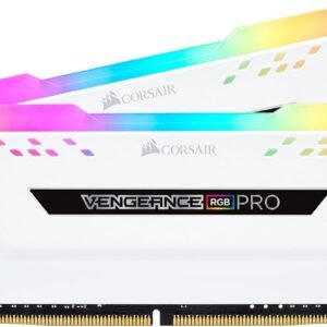 Kit Barrettes mémoire 16Go (2x8Go) DIMM DDR4 Corsair Vengeance Pro RGB  3600Mhz (Blanc)