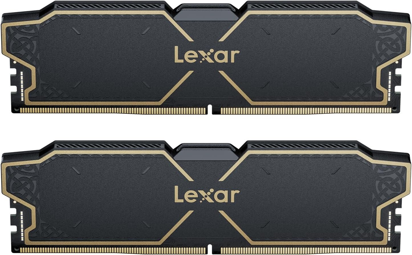 Kit Barrettes mémoire 32Go (2x16Go) DIMM DDR5 Lexar Thor RGB 6000MHz (Noir)
