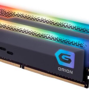 Kit Barrettes mémoire 16Go (2x8Go) DIMM DDR4 GeIL Orion RGB 3200Mhz (Noir)
