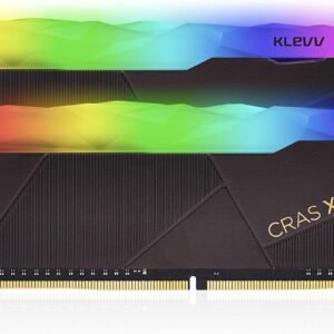 Kit Barrettes mémoire 32Go (2x16Go) DIMM DDR4 Klevv Cras X RGB  3200Mhz (Noir)