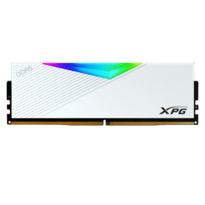 Barrette mémoire 16Go DIMM DDR5 Adata XPG Lancer RGB  7200MHz (Blanc)
