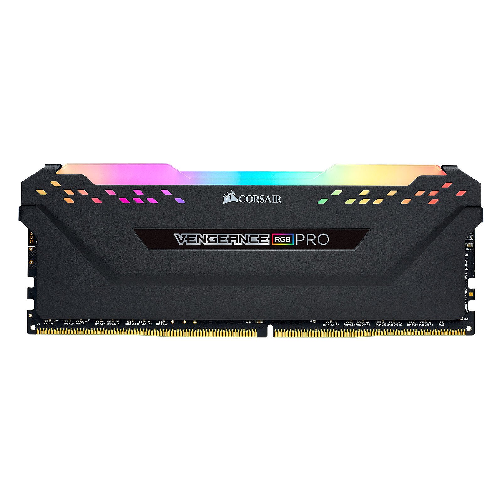 Barrette mémoire 8Go DIMM DDR4 Corsair Vengeance Pro RGB 3200Mhz (Noir)