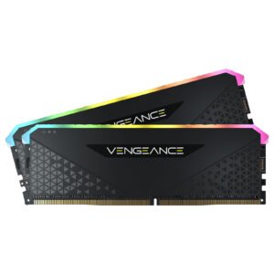 Kit Barrettes mémoire 32Go (2x16Go) DIMM DDR4 Corsair Vengeance RS RGB  3200Mhz (Noir)