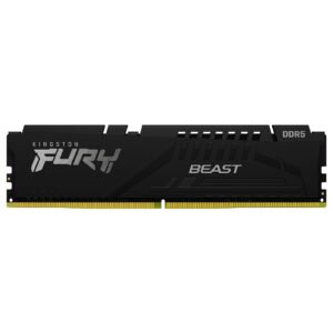 Barrette mémoire 16Go DIMM DDR5 Kingston Fury Beast  5200MHz (Noir)