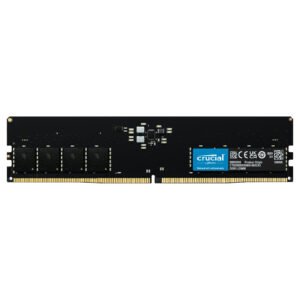Barrette mémoire 32Go DIMM DDR5 Crucial 5200MHz (Noir)