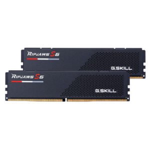 Kit Barrettes mémoire 32Go (2x16Go) DIMM DDR5 G.Skill Ripjaws S5 6000MHz (Noir)