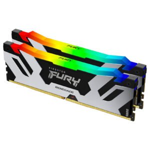 Barrette mémoire 16Go DIMM DDR5 Kingston Fury Renegade RGB  6000MHz (Noir)