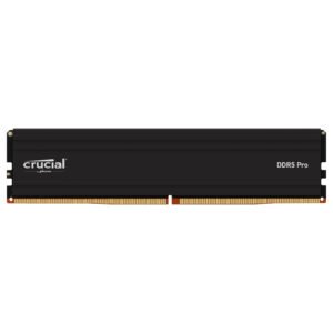 Barrette mémoire 16Go DIMM DDR5 Crucial Pro 5600MHz (Noir)