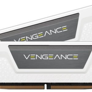 Kit Barrettes mémoire 32Go (2x16Go) DIMM DDR5 Corsair Vengeance  5200MHz CL40 (Blanc)