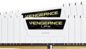 Kit Barrettes mémoire 16Go (2x8Go) DIMM DDR4 Corsair Vengeance LPX  3200Mhz (Blanc)