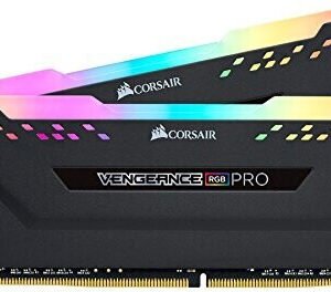Kit Barrettes mémoire 16Go (2x8Go) DIMM DDR4 Corsair Vengeance Pro SL RGB  3600Mhz (Noir)