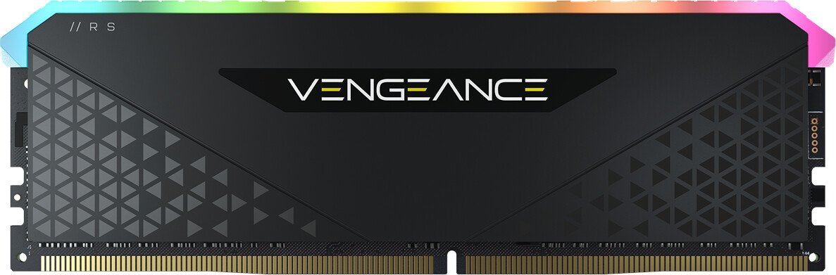 Barrette mémoire 8Go DIMM DDR4 Corsair Vengeance RS RGB 3200Mhz (Noir)
