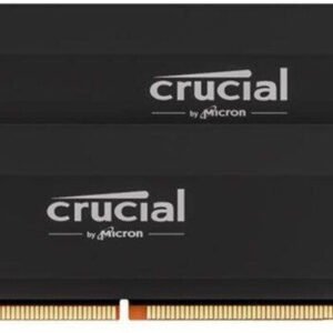 Kit Barrettes mémoire 32Go (2x16Go) DIMM DDR5 Crucial Pro OC Gaming 6000MHz (Noir)