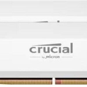 Kit Barrettes mémoire 64Go (2x32Go) DIMM DDR5 Crucial Pro OC Gaming 6000MHz (Blanc)