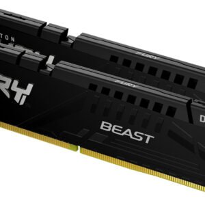 Kit Barrettes mémoire 32Go (2x16Go) DIMM DDR5 Kingston Fury Beast  5200MHz (Noir)
