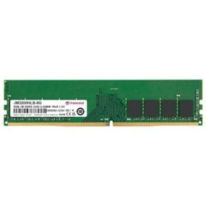Barrette mémoire 8Go DIMM DDR4 Transcend JetRam  3200Mhz (Vert)