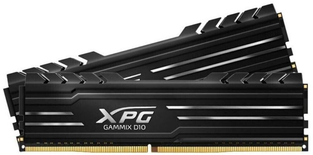Kit Barrettes mémoire 32Go (2x16Go) DIMM DDR4 Adata XPG GammiX D10 3600Mhz (Noir)