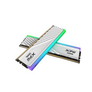Kit Barrettes mémoire 32Go (2x16Go) DIMM DDR5 Adata XPG Lancer Blade RGB  6000MHz (Blanc)