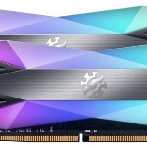 Kit Barrettes mémoire 32Go (2x16Go) DIMM DDR4 Adata XPG SpectriX D60G RGB  3600Mhz (Noir)