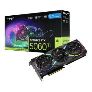Carte Graphique PNY GeForce RTX 5060 Ti Epic-X Triple Fan OC 8Go