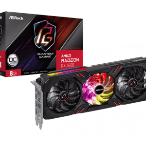 Carte Graphique AMD ASRock Radeon RX7600 Phantom Gaming OC 8Go