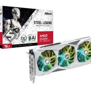 Carte Graphique AMD ASRock Radeon RX 7600 XT Steel Legend OC 16Go