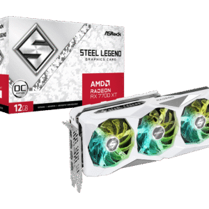 Carte Graphique AMD ASRock Radeon RX 7700 XT Steel Legend OC 12Go