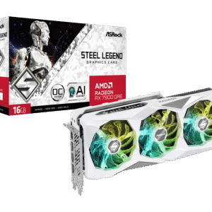 Carte Graphique AMD ASRock Radeon RX 7900 GRE Steel Legend OC 16Go