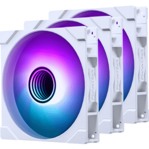 Lot de 3 Ventilateurs de boitier Phanteks M25 Gen2 RGB - 14cm (Blanc)
