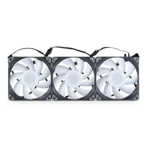 Lot de 3 Ventilateurs de boitier Phanteks M25 - 12cm (Noir)