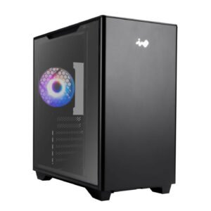 Boitier Moyen Tour E-ATX InWin A5 RGB avec panneau vitré (Noir)
