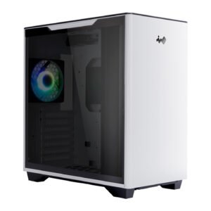 Boitier Moyen Tour E-ATX InWin A5 RGB avec panneau vitré (Blanc)