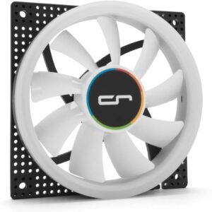 Ventilateur boitier Cryorig Crona X PWM RGB 12cm (Blanc/Noir)
