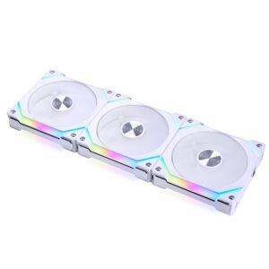 Lot de 3 Ventilateurs de boitier Lian Li Uni Fan SL V2 RGB - 12cm (Blanc)