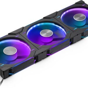 Lot de 3 Ventilateurs de boitier Phanteks D30 Reverse Airflow RGB - 14cm (Noir)