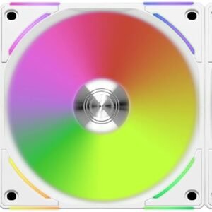 Lot de 3 Ventilateurs de boitier Lian Li Uni Fan AL120 V2 RGB 12cm (Blanc)