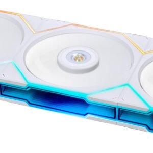 Lot de 3 Ventilateurs de boitier Lian Li Uni Fan TL Reverse RGB - 12cm (Blanc)